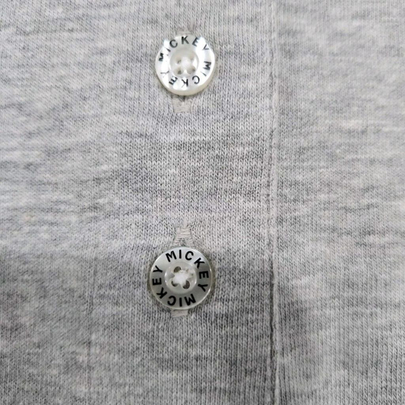 Disney Mickey Unlimited Mens T-Shirt Long Sleeves Gray Small Graphic Pluto NWT - Picture 5 of 8